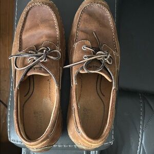 Timberland distressed boat/driving shoes